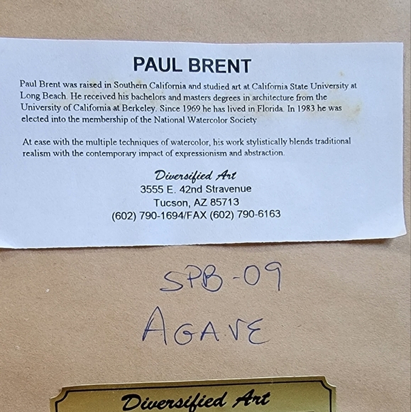 COPY - 🌵 Southwestern Watercolor 🌵 Signed by Artist - Picture 13 of 16